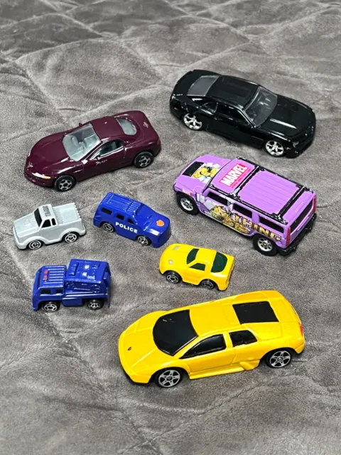 Lote de 8 varios autos diecast 1:64 Hummer Camaro Maisto Jada Soma 1:144 Micro