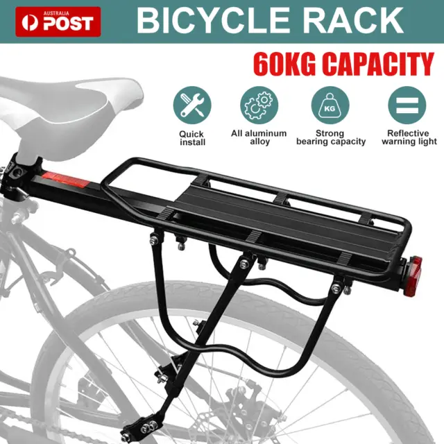 Bike Rear Rack Seat Luggage Carrier Aluminum MTB Bicycle Mountain Mount Pannier