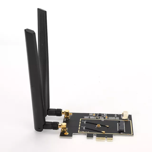 M.2/NGFF 2.4 /5G Wireless-Karte to PCI-e 1X Desktop WIFI BT WLAN Adapter