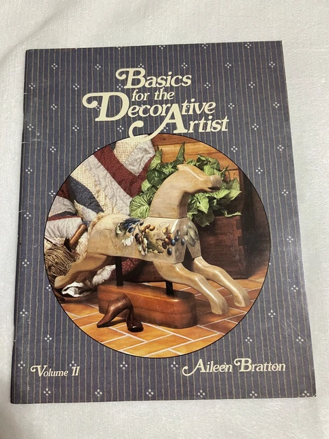 Basics For Decorative Artist Volumen 2 1987 Tole Libro de Pintura Aileen Bratton