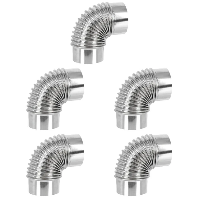 5 COUNT CONDUIT D vacuation De La Chemin e Acier Inoxydable EUR 60 28 