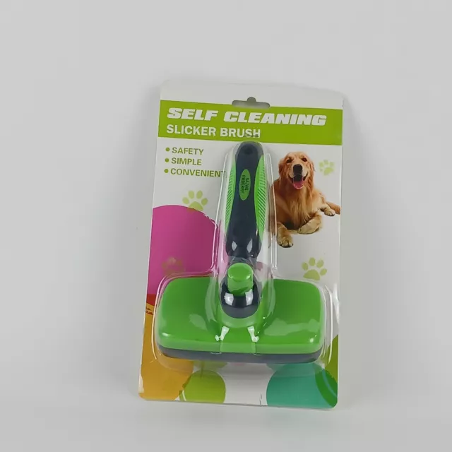 Dog Brush, Self Cleaning Slicker Brush