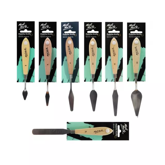 Mont Marte Palette Craft Knife Metal with Wooden Handle