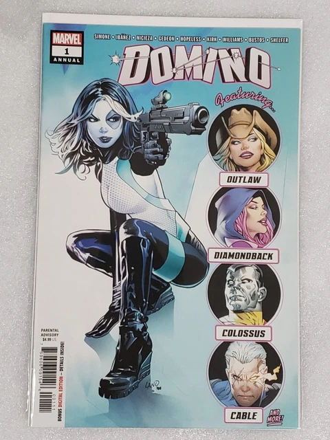 Domino # 6-8 (2018) + Annual All 4 Comic Books NM Never Opened