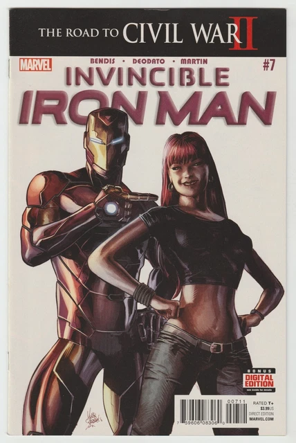 Invincible Iron Man (2016) #7 - 1st Cameo Riri Williams - 1st Print - Marvel