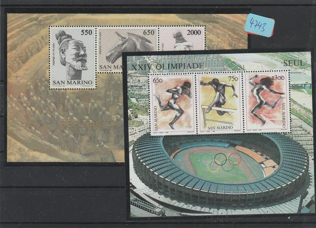 San Marino   postfrisch**    MiNr. Block 10-11