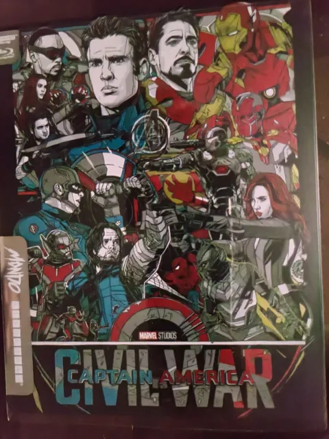 Marvel Captain America Civil War 4k Mondo Steelbook