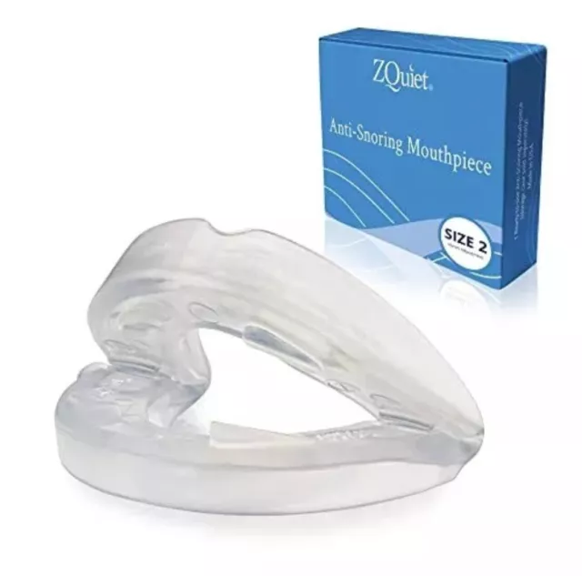 ZQuiet Anti-Snoring Mouthpiece Solution Comfort Size #2 (Single Device) SEALED