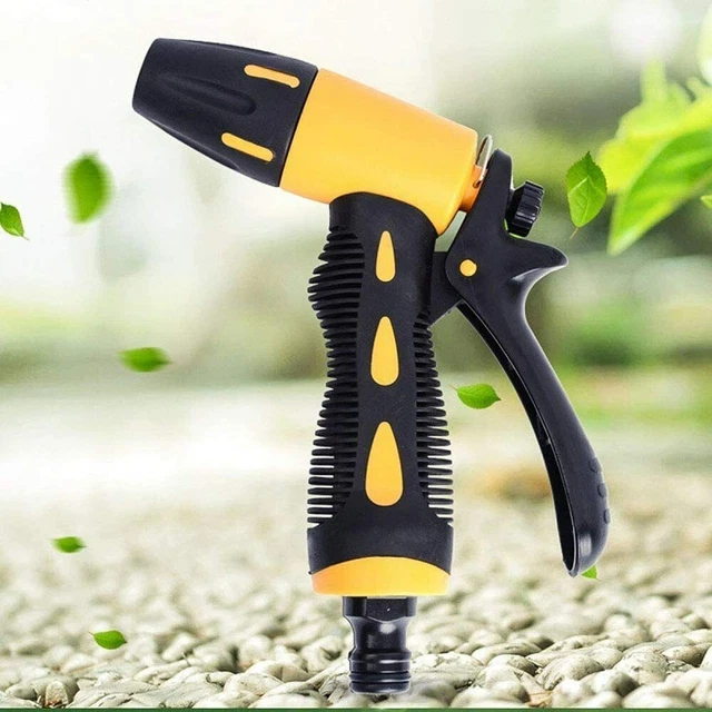 Water Spray Gun Set Hose Pipe Fittings Nozzle Connector Outdoor Garden Lawn Use.