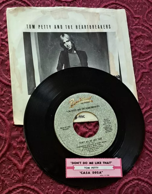 Tom Petty And The Heartbreakers - Don't Do Me Like That / Casa Dega - w/ pic slv