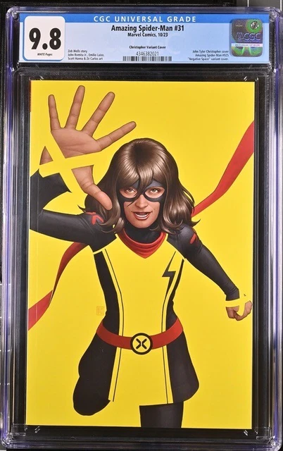 Amazing Spider-Man #31 CGC 9.8 Key Issue Marvel Comics Christopher Variant 2023