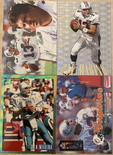 Lot Of 4 Dan Marino Cards, Miami Dolphins Hall Of Fame, Legend