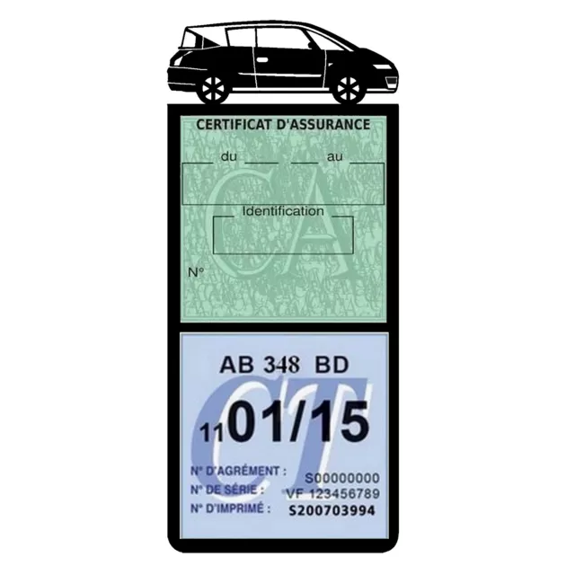 Porte vignette assurance AVANTIME RENAULT étui méga voiture Stickers auto rétro