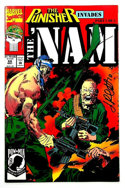 The Nam #68 Punisher App Signed by Jimmy Palmiotti Marvel Comics