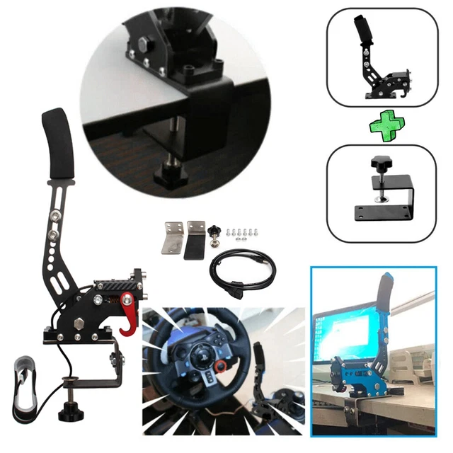 Racing Games Handbrake USB3.0 Kits for Steering Wheel Stand G29 G920 PC Black AU