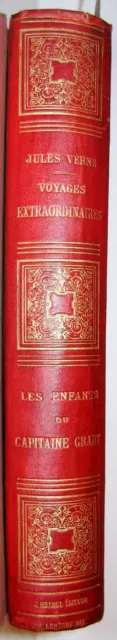 Les enfants du capitaine Grant Jules Verne Hetzel banniere bleue v.1880 3