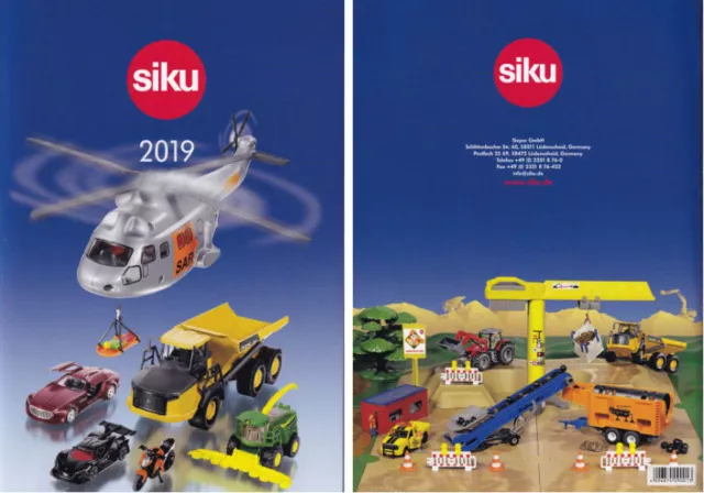 Model Catalogues Magazine Book Booklet Siku Catalog Siku 2019 PAG.93 Mode