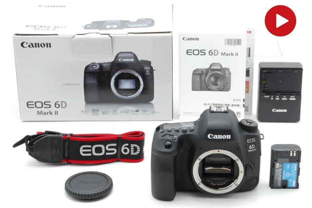 [TOP MINT IN Box] Canon EOS 6D Mark II 26.2MP Digital Camera Body From ...
