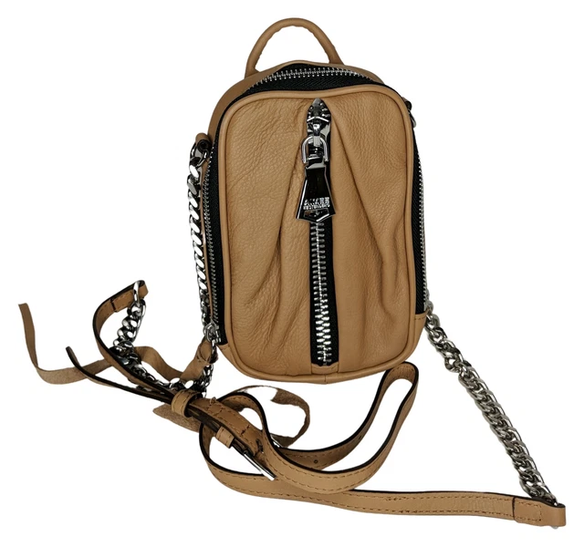 Aimee Kestenberg Sz Small Leather Crossbody w/RFID Tamitha Brown Handbag A398758