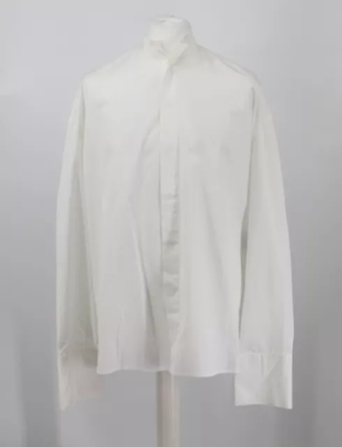 Haider Ackermann Oversized Womens White Shirt Size Xs Uk 6 Rrp £510 Mb