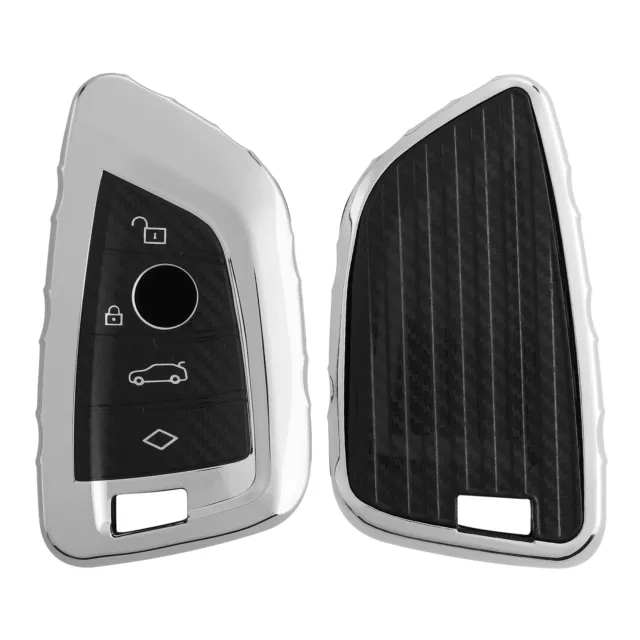 Carcasa completa de TPU para mando de coche para BMW llave de coche Smart Key de