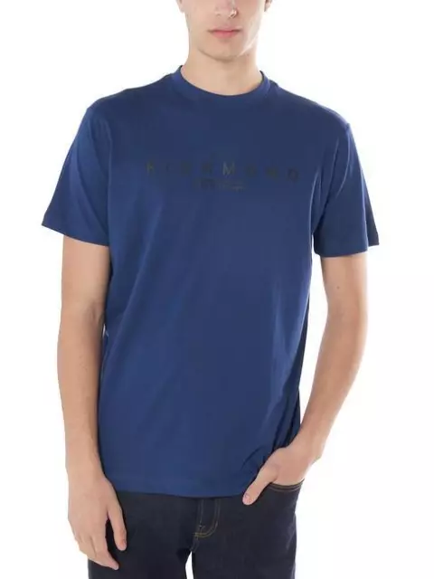 T-Shirt JOHN RICHMOND Kamada Tshirt Coton Bleu Marine XXL Choix = P Bleu N