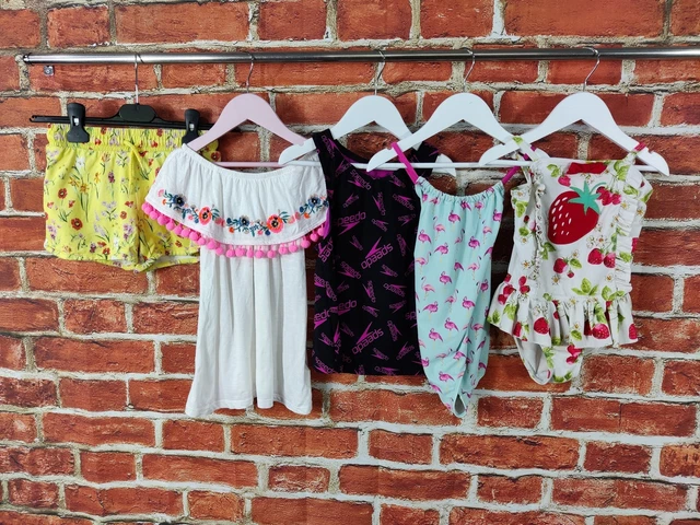 Girls Bundle Age 5-6 Years Next Speedo Etc Shorts Top Swimsuit Summer Set 116Cm