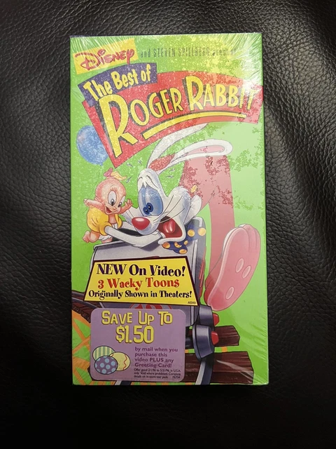 THE BEST OF Roger Rabbit (VHS, 1996) Disney Steven Spielberg NEW SEALED ...
