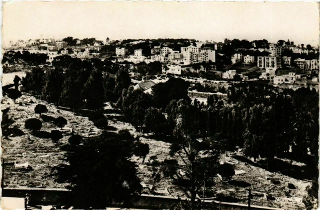 CPA AK Tanger - Cimetiere Bou Arakia et le Marshan MAROC (963807)