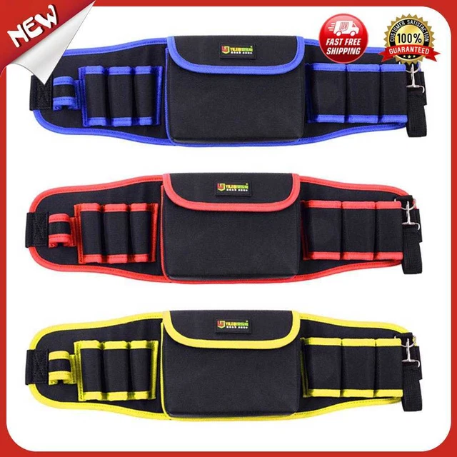 es Multi-pocket Waterproof Oxford Cloth Waist Pack Tool Bag Repair Tools Organiz