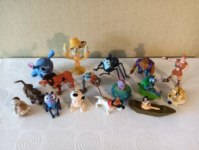 Vintage Disney McDonalds Happy Meal Toys The Lion King, A Bugs Life, Stitch