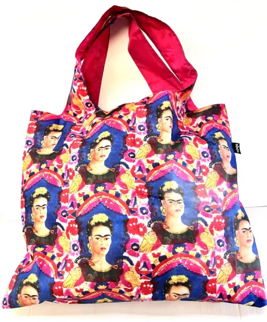 LOQI - Frida Kahlo Tote Bag The Frame Lightweight Tote LOQI - Frida Kahlo Tote Bag The Frame Lightweight Tote
