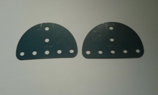 Lot De Plaques Bleues Meccano – Pièces Détachées D’occasion – Pour Construction Et Bricolage
