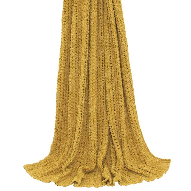 Riva Home  Manta Decorativa de Punto Lilya (RV1149)