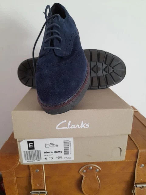 Clarks alexa darcy navy deals