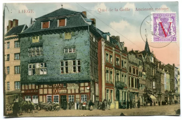 CPA - Carte Postale - Belgique - Liège - Quai de la Goffe - Ancienne Maison ( SV