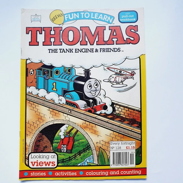 Thomas Tank Engine Learning THOMAS THE TANK Engine Fun To Learn Magazine #128 1996 £8.99 - PicClick UK