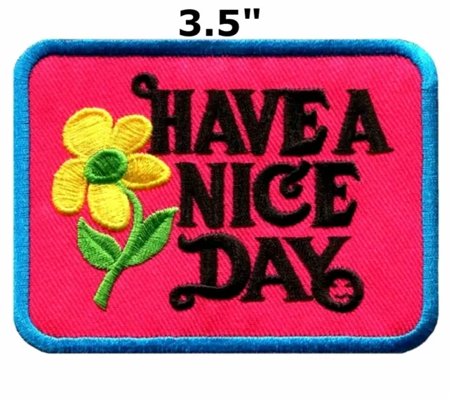 Have a Nice Day 70s hippie retro Car Truck Window Bumper Graphics Sticker Decal