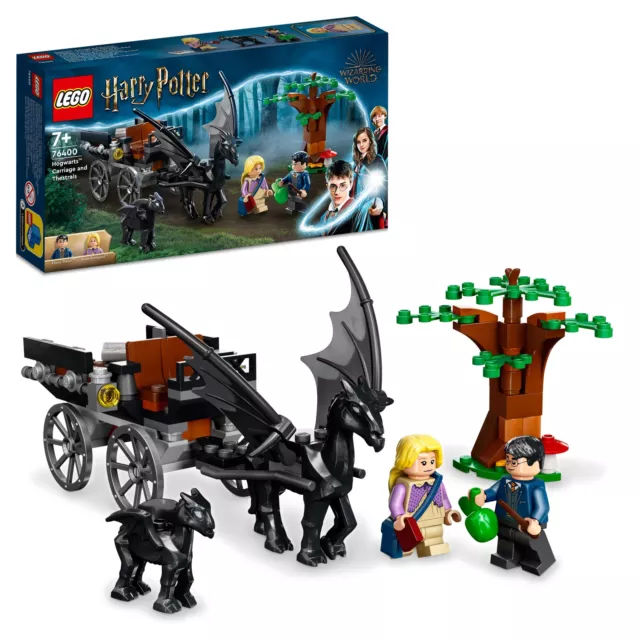 Harry Potter Set LEGO 76400 Carrozza e Thestrals Set da collezione raro