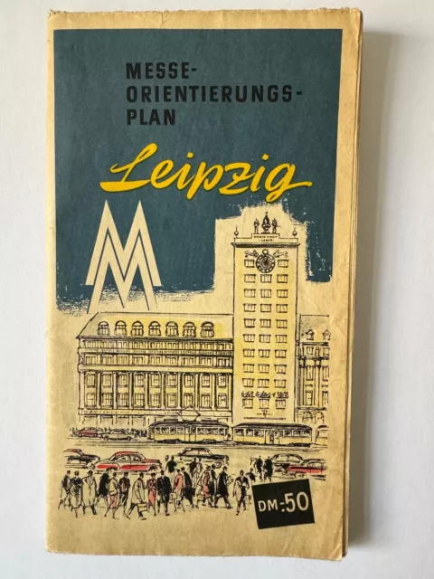 Leipzig Stadtplan, Orientierungsplan Messe 1962