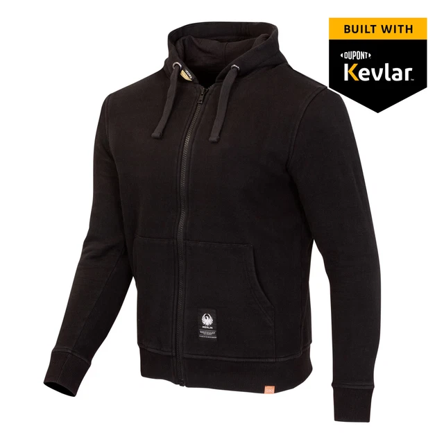 Felpa Con Cappuccio Merlin Cody D3O Nera Media