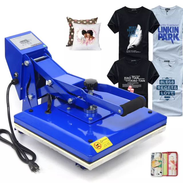 15" x 15" T-shirt Heat Press Machine Sublimation Heat Press Transfer Machine DIY