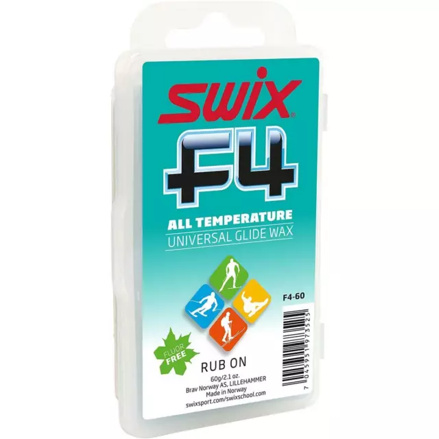 Swix F4-60P Glidewachs Cork 60g Wax Wachs Universalwachs