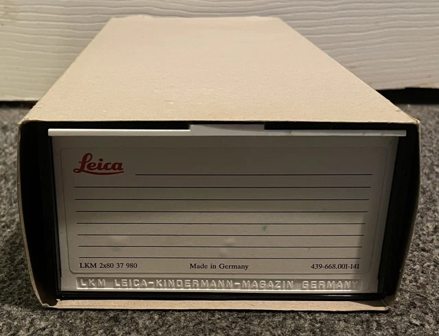 Slide projector cassette tray X 2 35 for LEICA P150 & P255 + storage box