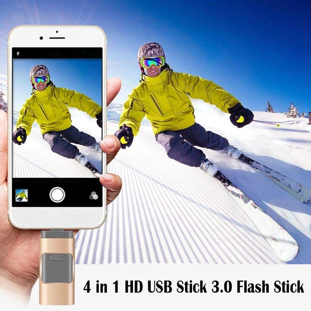 MultiFunctional USB 30 Flash Drive with OTG for iPhone Android TypeC