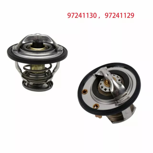 185 & 180 Degree Thermostat Front & Rear Kit Pair for GM Pickup Duramax