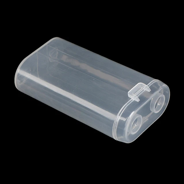 2pc 2X18650 Plastic Battery Holder Case 18650 Battery Storage Box cylindrica C❤M