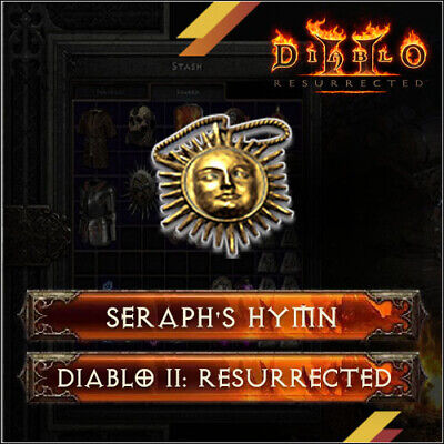 Seraph's Hymn Seraph 2 Def auras Amulet - Diablo 2 Resurrected D2r Diablo 2