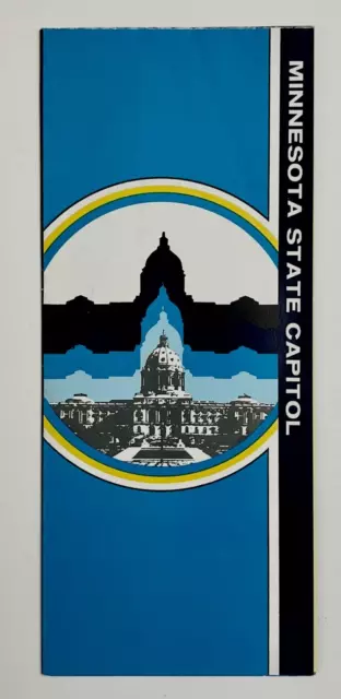 1960s Minnesota State Capitol Vintage Government Building St Paul VTG Brochure