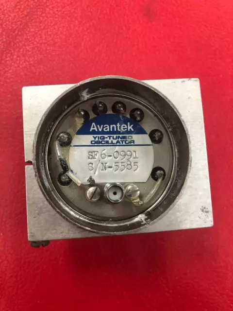 Avantek SF6-0991 2-4GHz SMA RF Coaxial YIG Microwave Oscillator